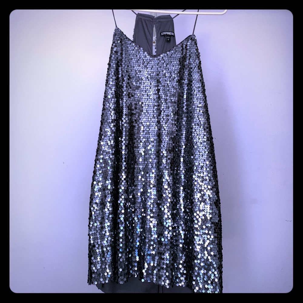 Express sequin dress